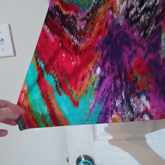 Women's new direction tie-dyed hippie style pullover shirt size of XL - Picture 4 of 4